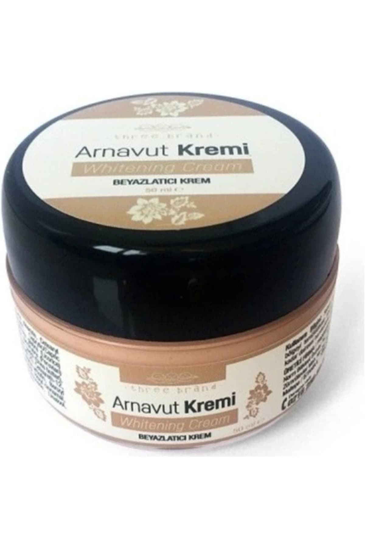 Three Brand Whitening Cream Arnavut Kremi 50 ml Aklık Kremi 5 Adet