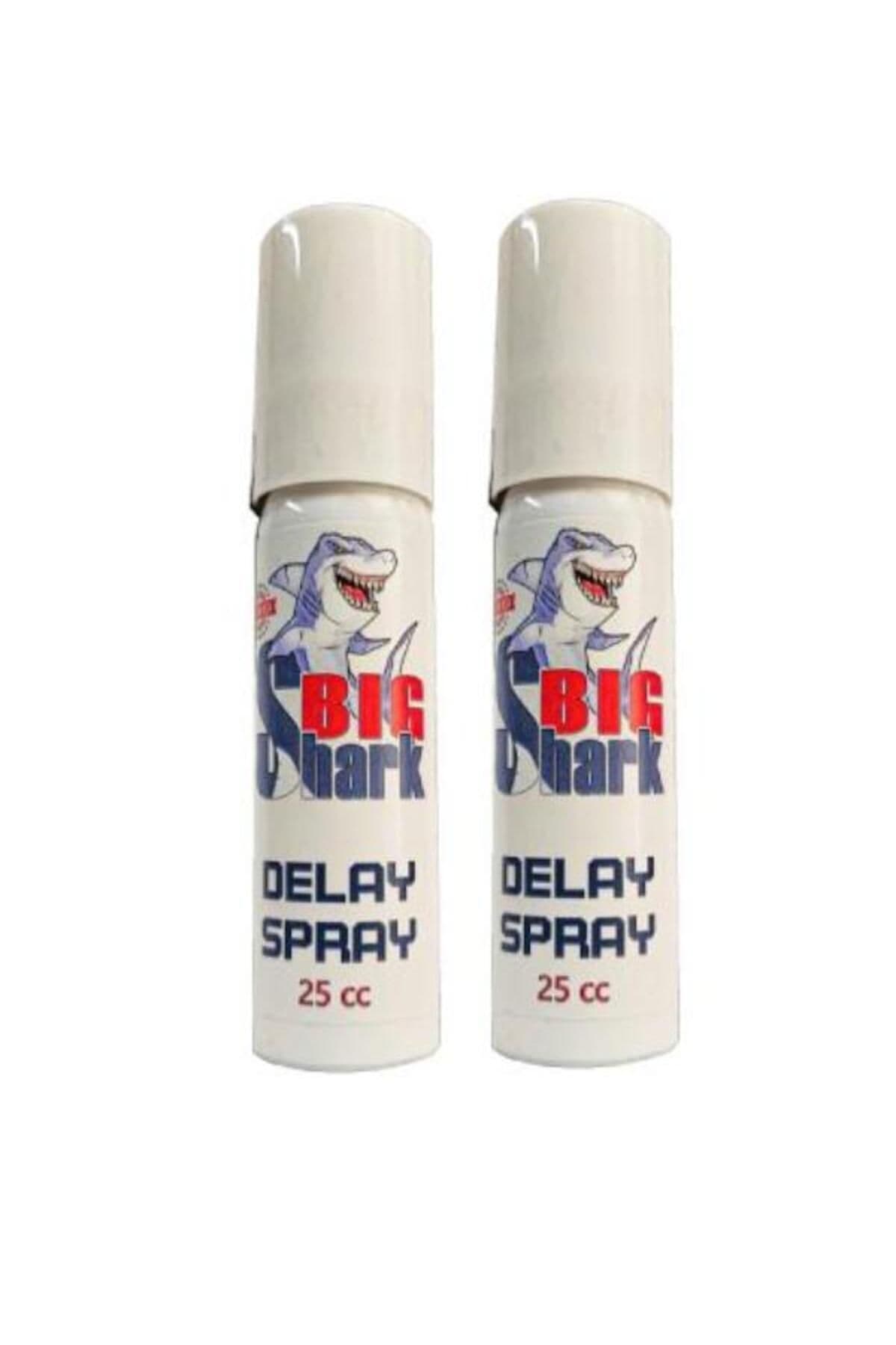 Big Shark Del.ay Erkeklere Zamanlayıcı Yeni Formülü Bakım Ve Masaj Sprayı 25 Cc X 2 Adet