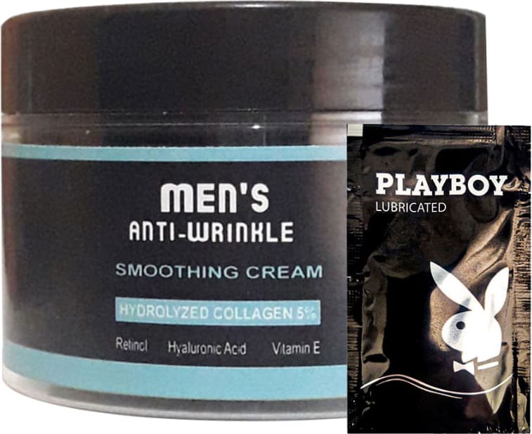 Mens 100 ml Erkek Yüz Ve Cilt Gençlik Bakım Kremi Mens Anti-Wrinkle Smoothing Cream + 1 Adet Jel Hediye Vıpstr2:0012