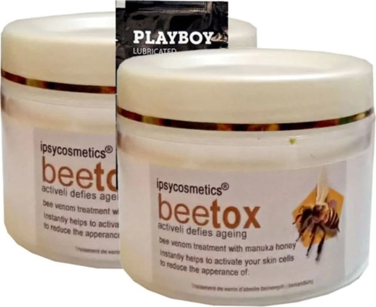 Süper Ipsycosmetics Beetox Arı Özü Kremi 100 ml x 2 Adet + Jel
