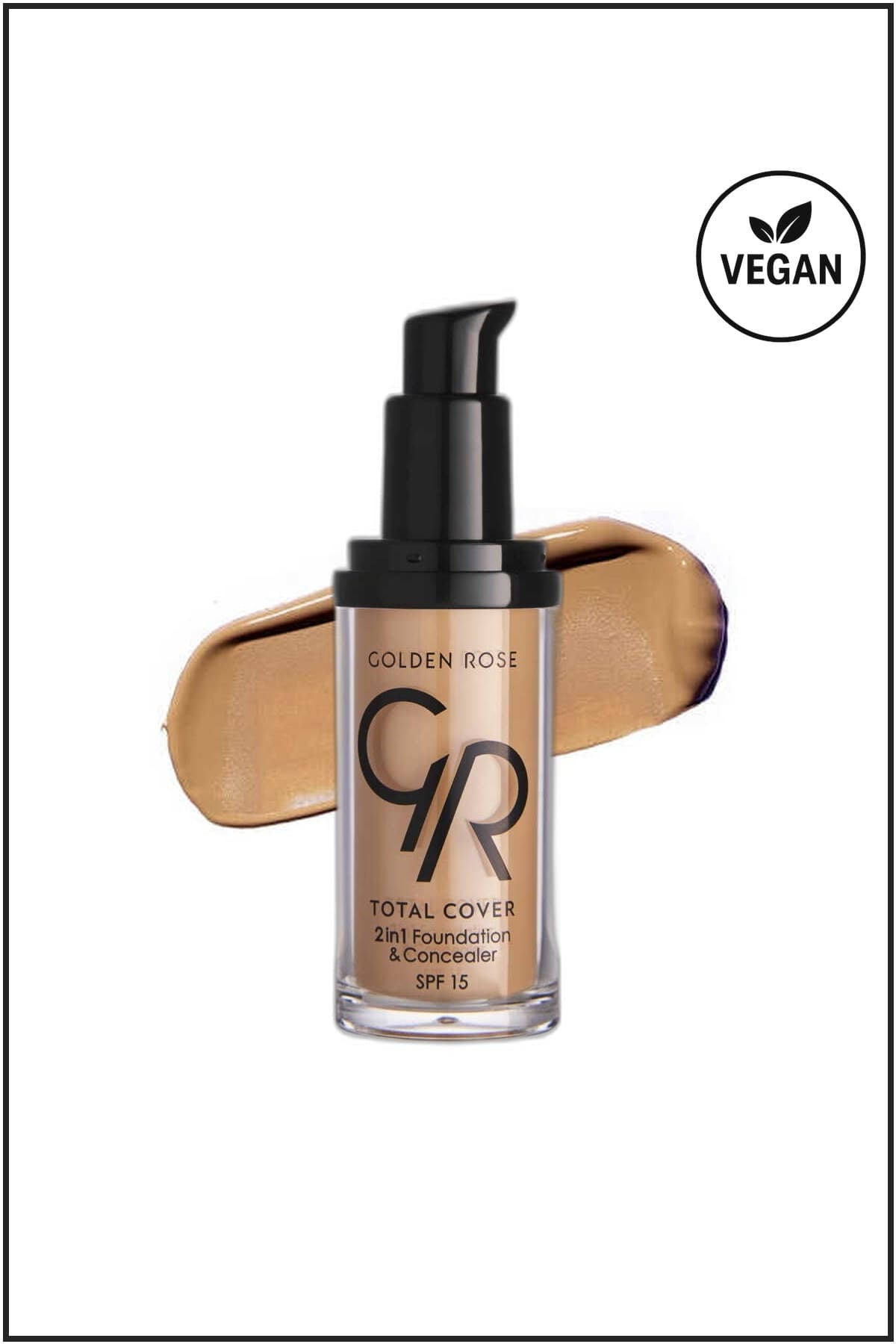 Fondöten & Kapatici Total Cover 2IN1 Foundation & Concealer No: 12