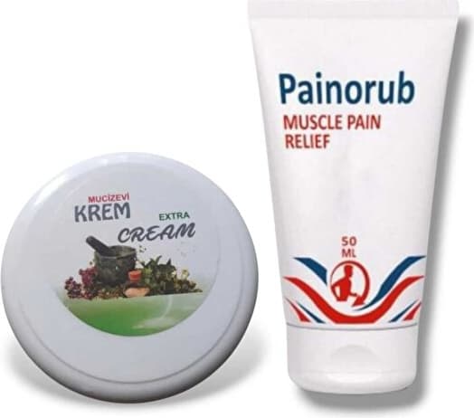 Painorub Kafur Özlü Mucizevi Extra Krem 200 ml + Muscle Pain-Relief Cream 50 ml