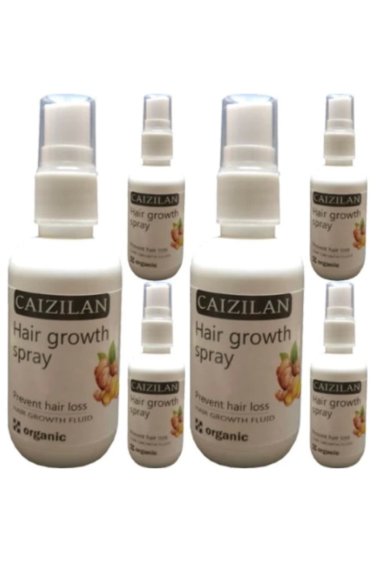 Caizilan Hair Growth Spray 6 Adet Saç Boyutu Için Sprey 50 ml