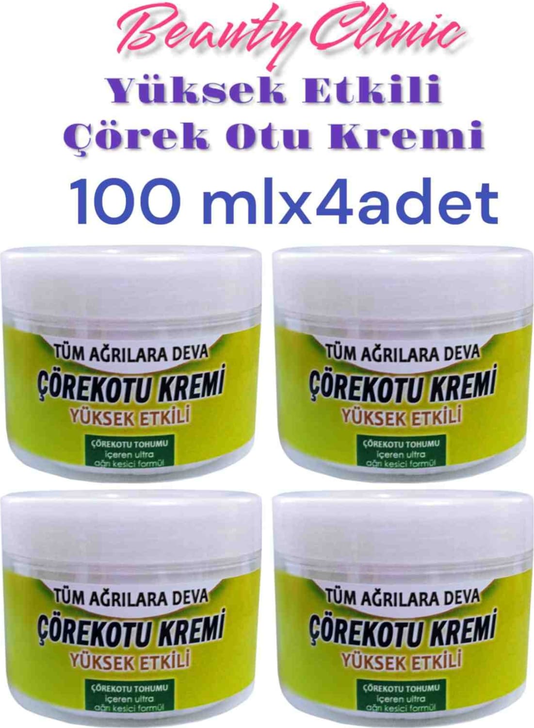 Beauty Clinic Çörek Otu Kremi 4 Ad. 100 ml