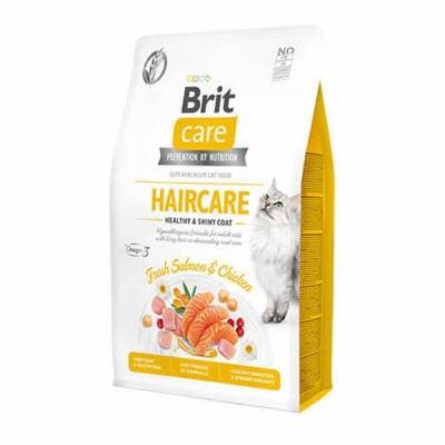 Haircare Hypoallergenic Healthy & Shiny Coat Tavuklu ve Somonlu Tahılsız Yetişkin Kedi Maması 7 Kg
