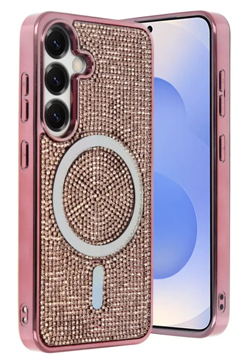 Galaxy S25 Helen Magsafe Kapak - Pembe