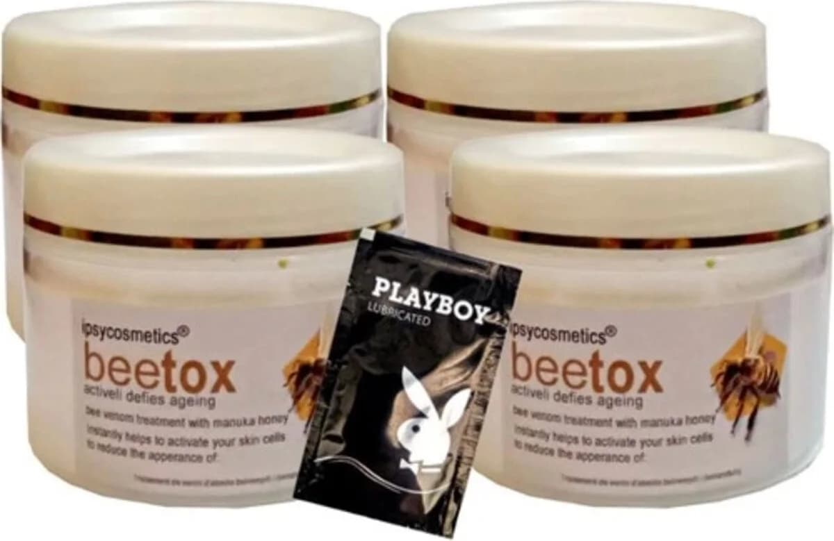 Ipsycosmetics Beetox Arı Özü Kremi 100 ml x 4 Adet + Jel
