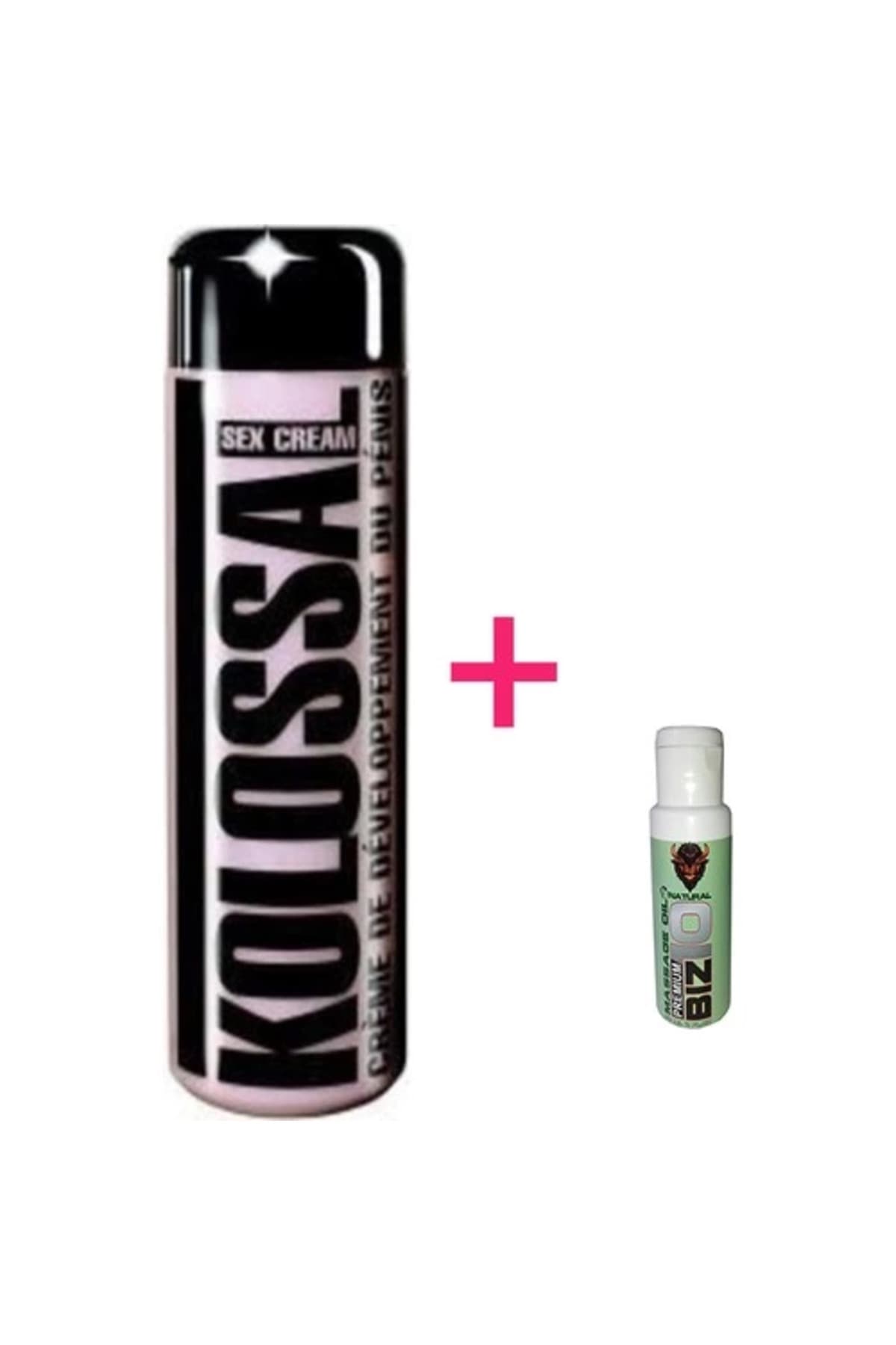 Kolossal Krem 200 Ml Erkekler Özel Bölgeyi Losyon 3 Ad + Natural Masaj Yağı İle 1ad