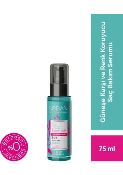 SAÇ BAKIM SERUMU & PURE COCONUT VE ALOE VERA BOYALI SAÇLARA ÖZEL RENK KORUYUCU 75ML