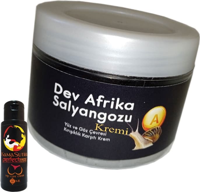 Giant 100ML Kasutra:29 Krem Dev Afrikasalyangozu Anti-Aging + L.kamasutra Kalçaşekillendirme Kremi 60 ml