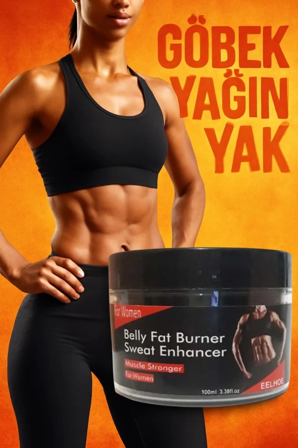 Belly Fat Burner For Women Kadın Hızlı Krem 100 ml