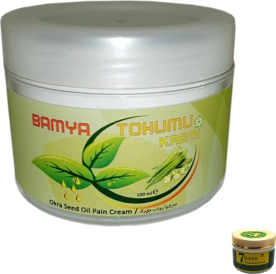 Hintohu Bamya Tohumu Kremi Vücut Sızıları Için 100 ml x 1 / 7days Slimming Cream Vücut Bakım Kremi 100 ml