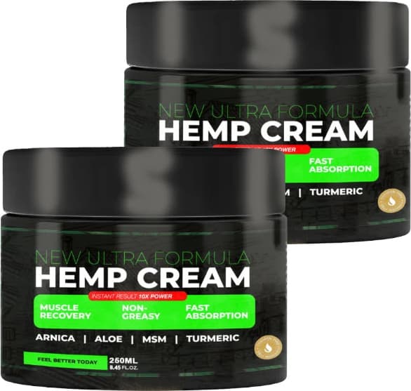 Louise Beauty / Hemp Cream - 2 Adet Ağrılarınıza Cildinizi Nemlendirmeye 250 ml Krem