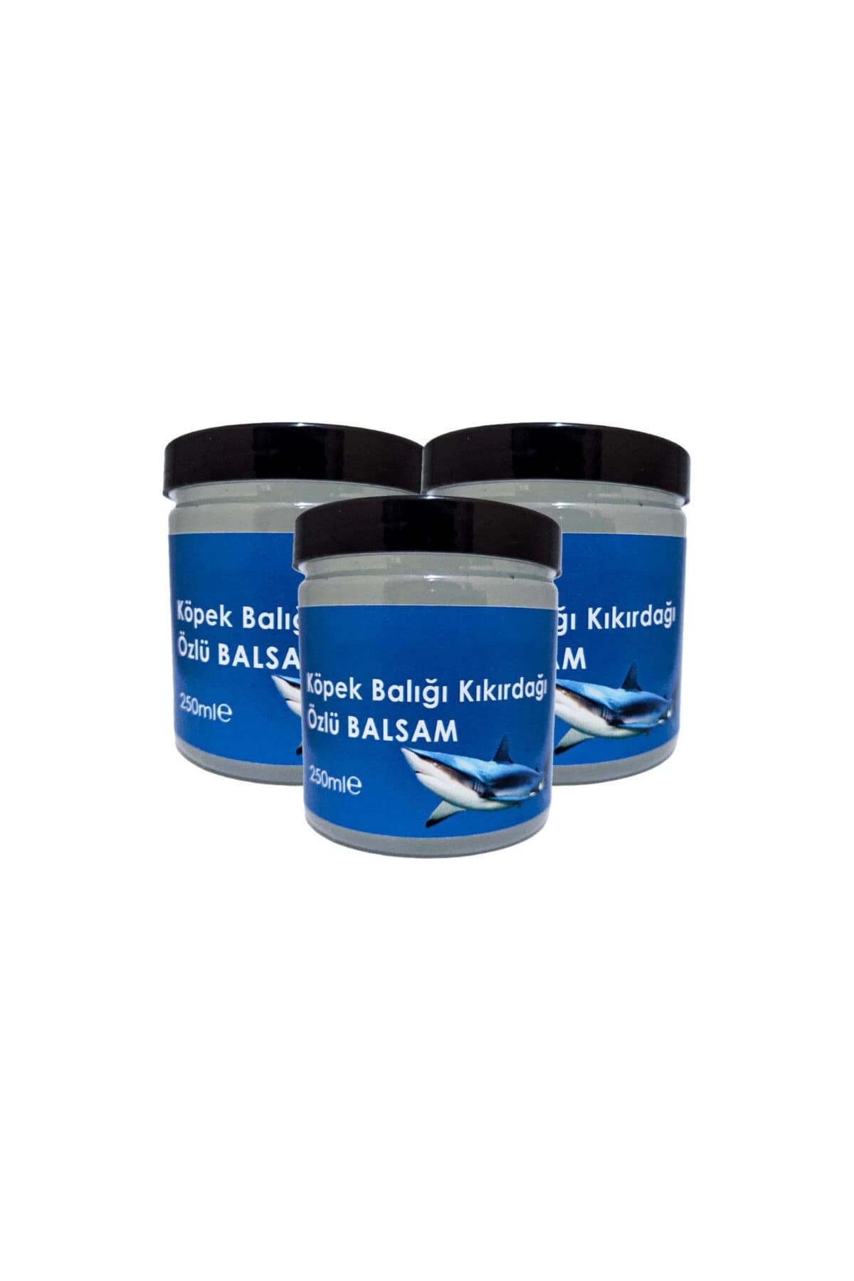 Köpek Balığı Kıkırdağı Özlü Balsam Rahatlatma Kremi 3x250 ml