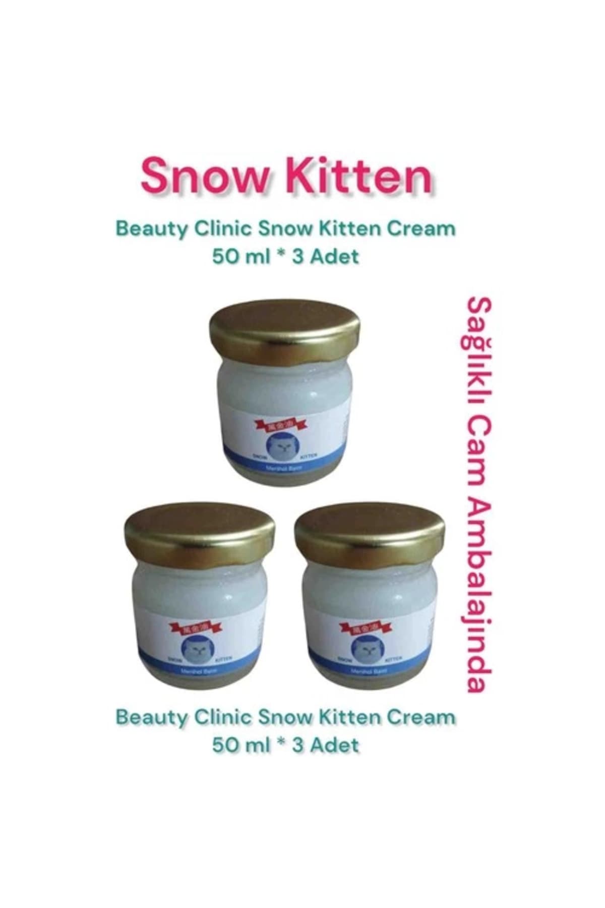 Beauty Clinic Snow Kitten Krem 3 Adet 50 gr