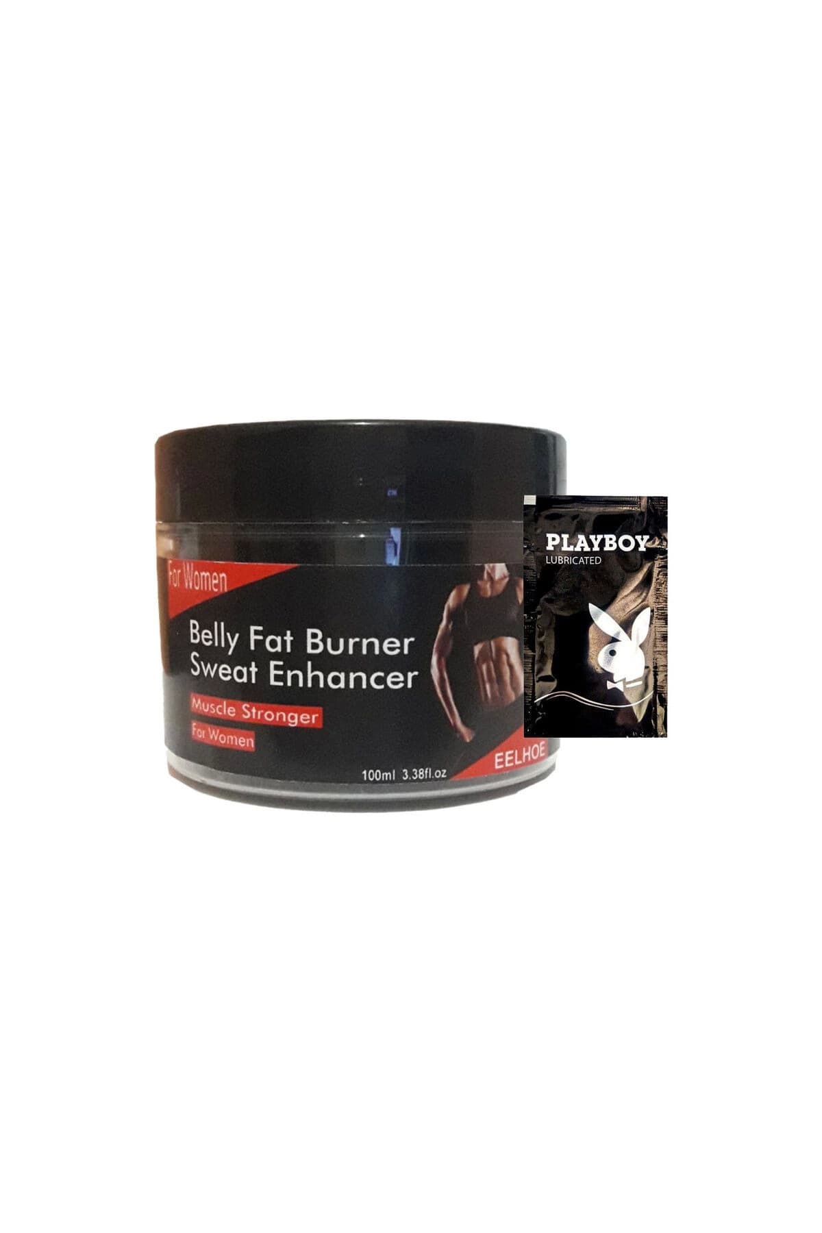 Belly fatBurner Sweat Enhancer Kadınlar için krem 100 ml + 1 Adet Jel ile