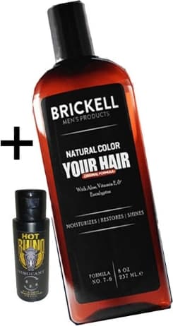 Brickell Saçsakal BEYAZLATICI237 ml Erkeklere Özel Şampuan + Hotrhino Cinselkaydırıcı Jel
