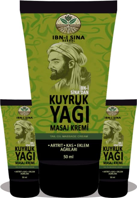İbn-i Sina Herbal Kuyruk Yağı Kremi 3 Adet x 50 ml