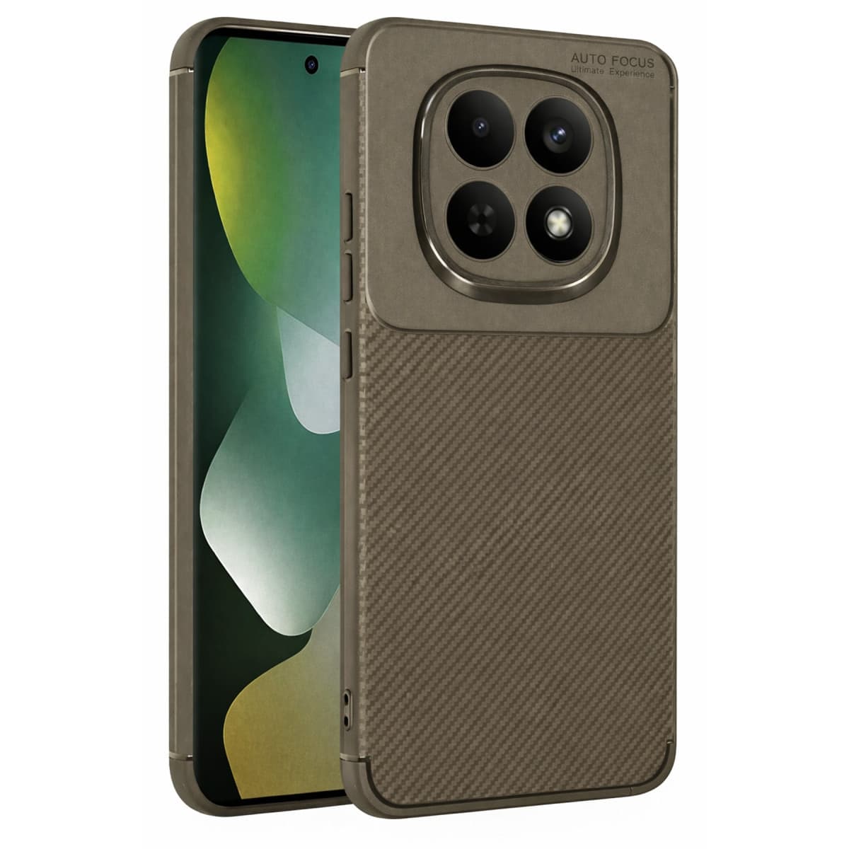 Note 15 4G Auto Focus Karbon Kapak - Kahverengi