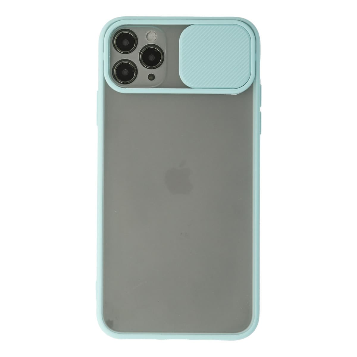 iPhone 11 Pro Kılıf Palm Buzlu Kamera Sürgülü Silikon - Turkuaz