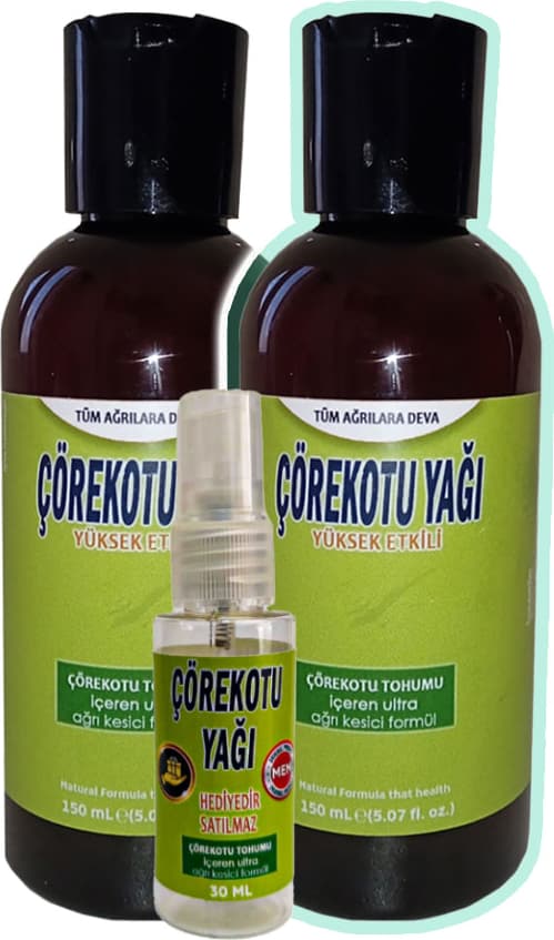 Çörek Otu Yağı 2 Adet 150 ml Masaj Yağı + Çörek Otu Yağı Yağı 30 ml