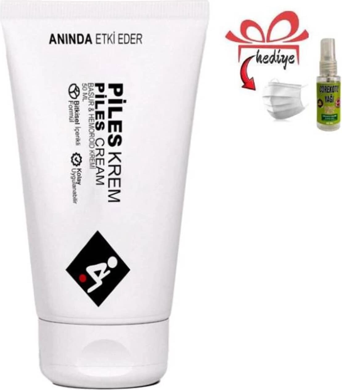 Piles Hemeroidinize-Bağsurunuza Yeni Çözümükremi 50 Ml+Çörek Otu Sızı Yağı