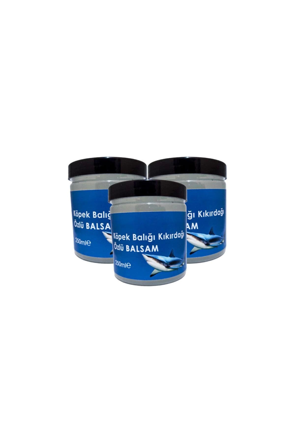 Köpekbalığı Kremi 250 ml Rahatlatıcı Krem - 3 Adet