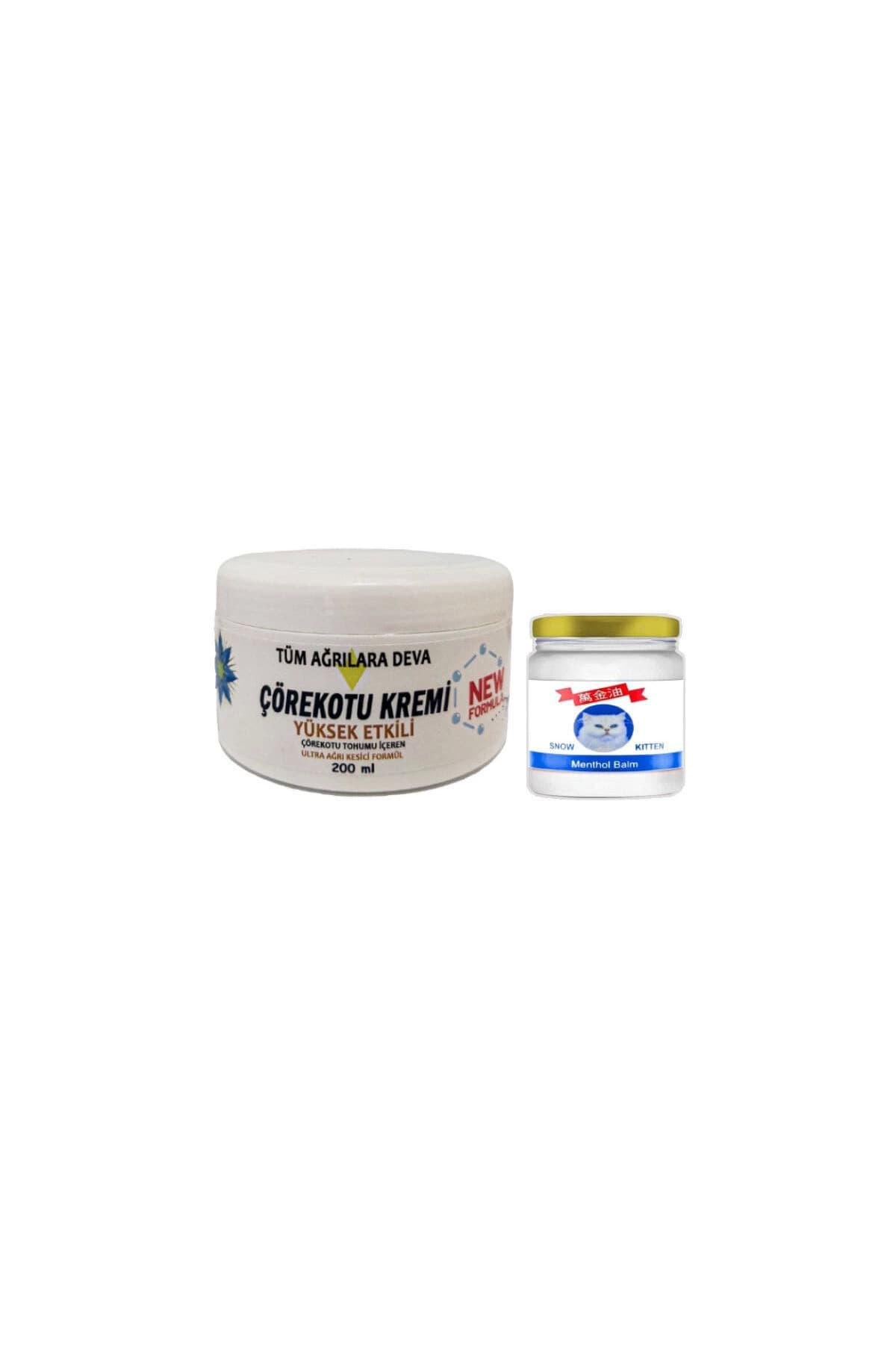 Çörek Otu Kremi XL Boy 200 ml+Snow Kitten 50 ml Menthol Balm