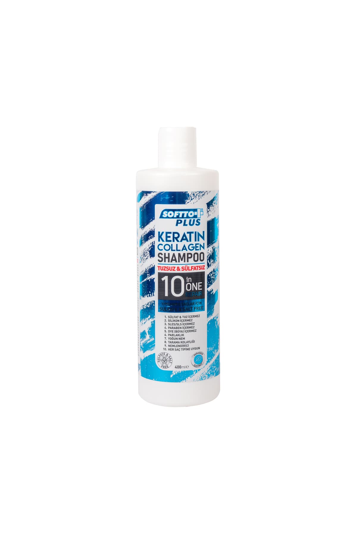 KERATIN-COLLAGEN TUZSUZ ŞAMPUAN 400 ML