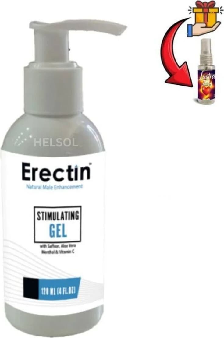 Erectin Jel Ye Destekleyici Bakım Jeli 120 ml x 1 Ad.+Lustra Masaj Yağı