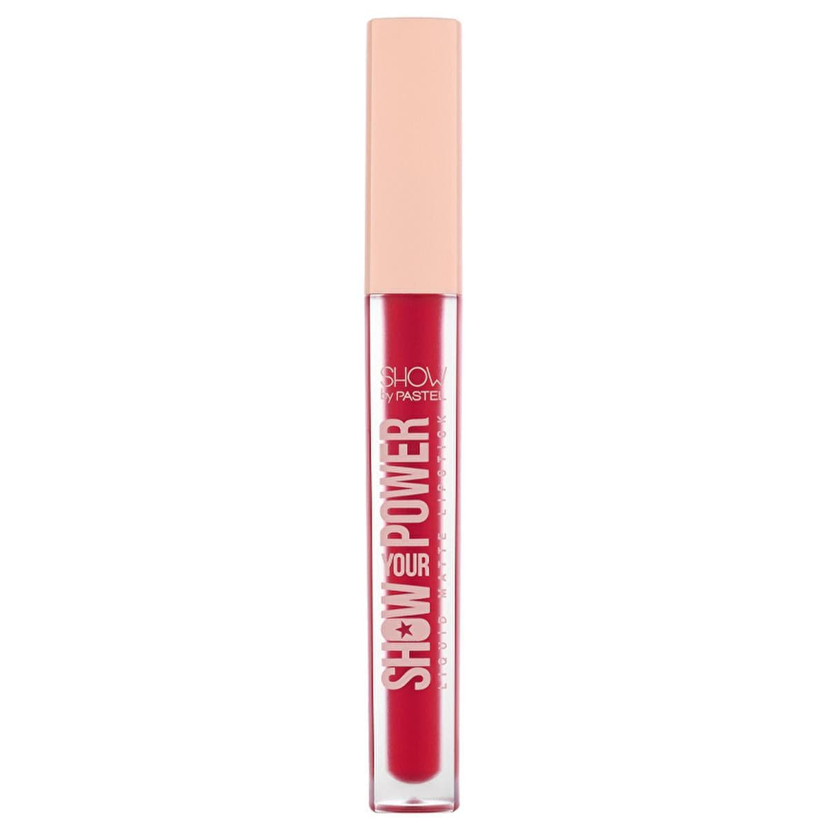 LIP STICK RUJ & LİKİT MAT SHOW YOUR POWER LIQUID MATTE LİPSTİCK NO: 607
