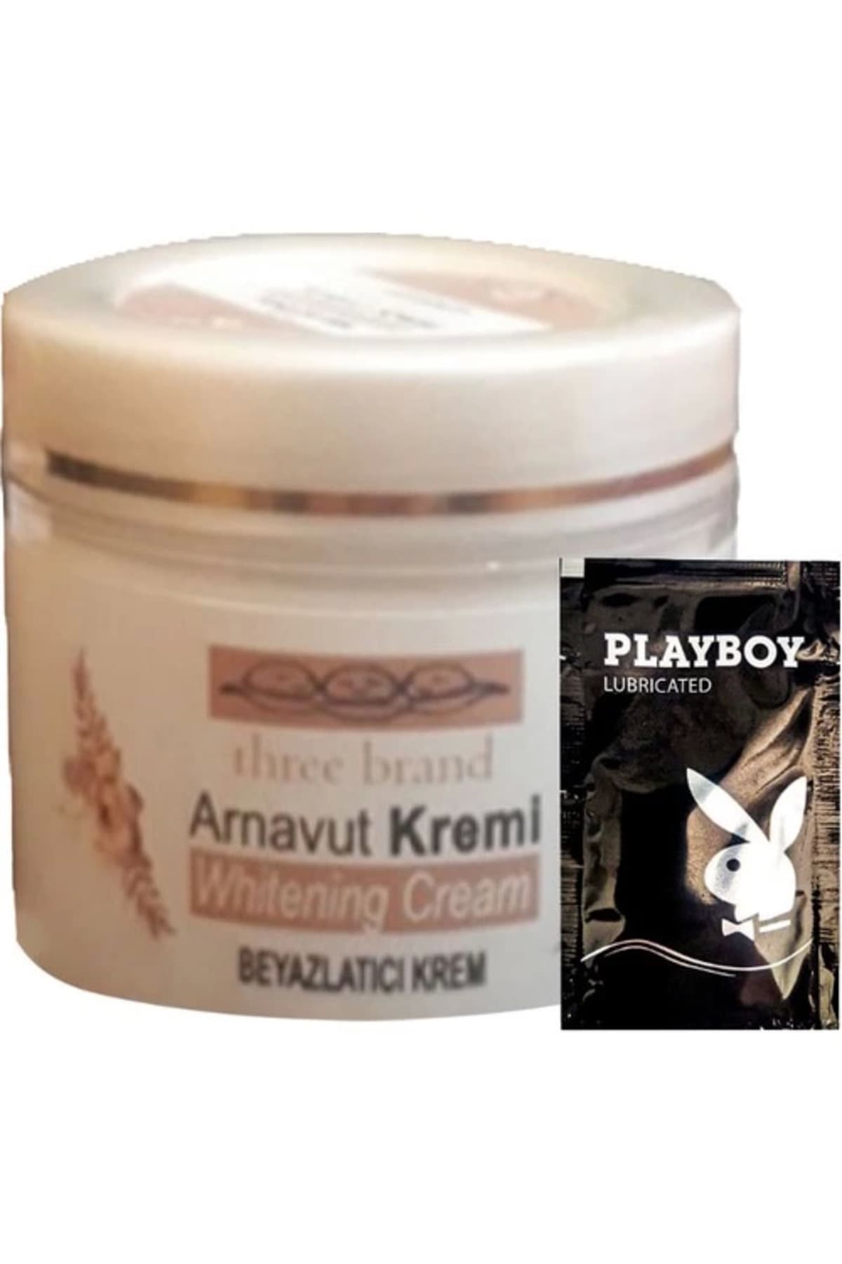 Three Brand Arnavut Kremi Whitening Cream Aklık Kremi 100 ml + 1 Tane Hediye Jel