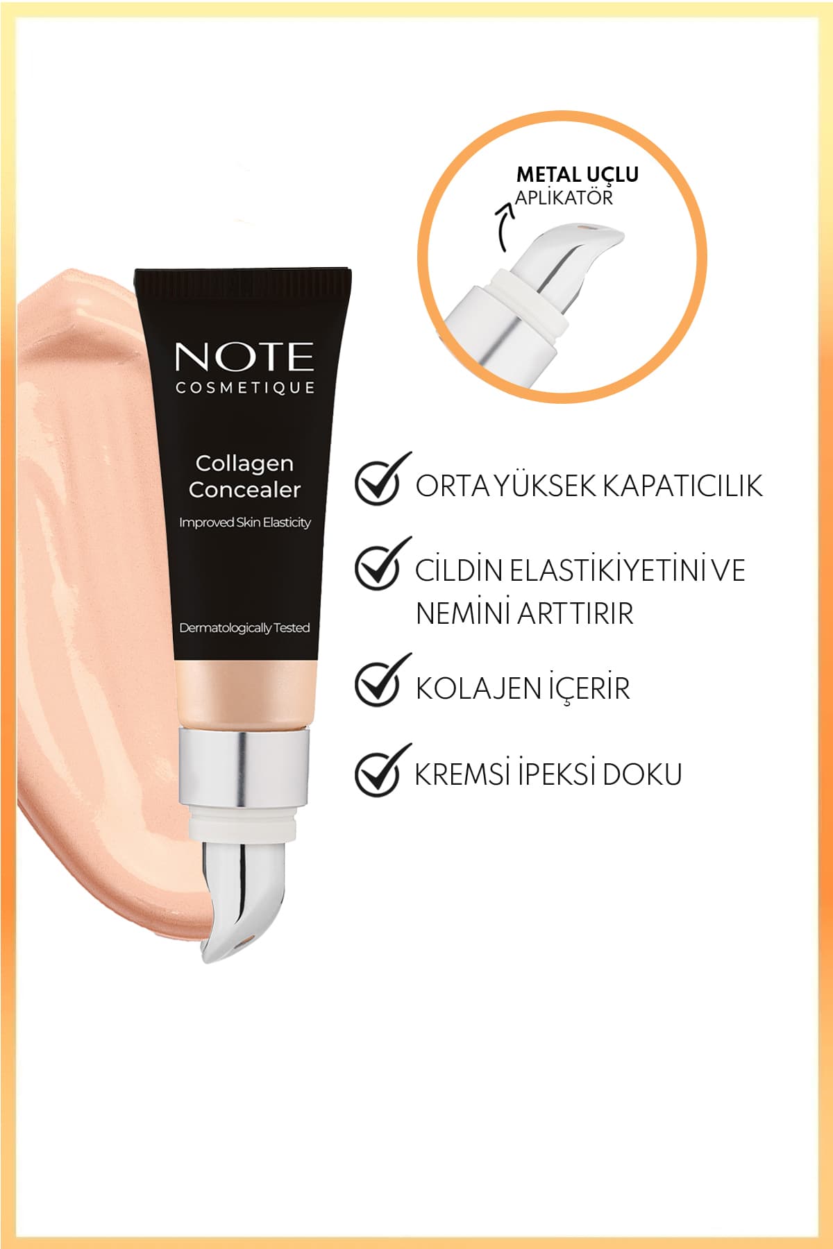 Collagen Concealer 01 Kolajen İçerikli SPF 20 Göz Alti Kapaticisi