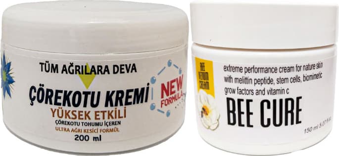 Çörek Otu Kremi White Box 200 ml + Beecure Krem 150 ml / Teskin Krem Seti
