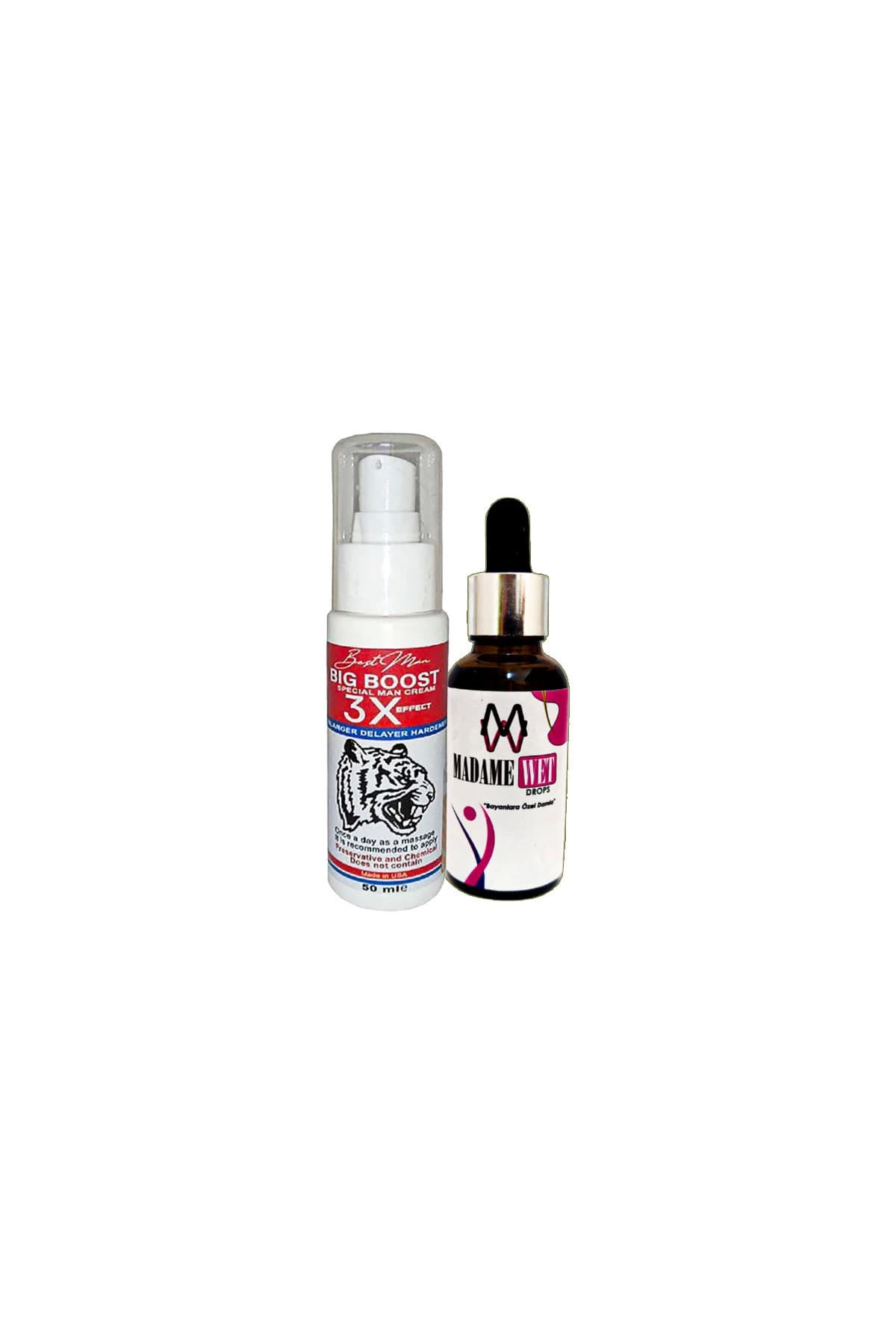 Bigboost Erkeğe 3xEffect Krem 50 ml + Yanında 1 Şişe MadameWet Canlandırıcı İçecek
