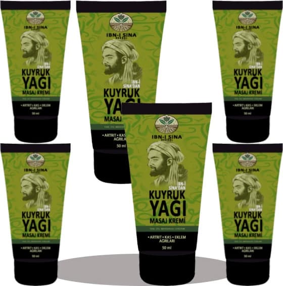 İbn-i Sina Herbal Ibn-I Sina Kuyruk Yağı Kremi kremi 6 Adet 50ML