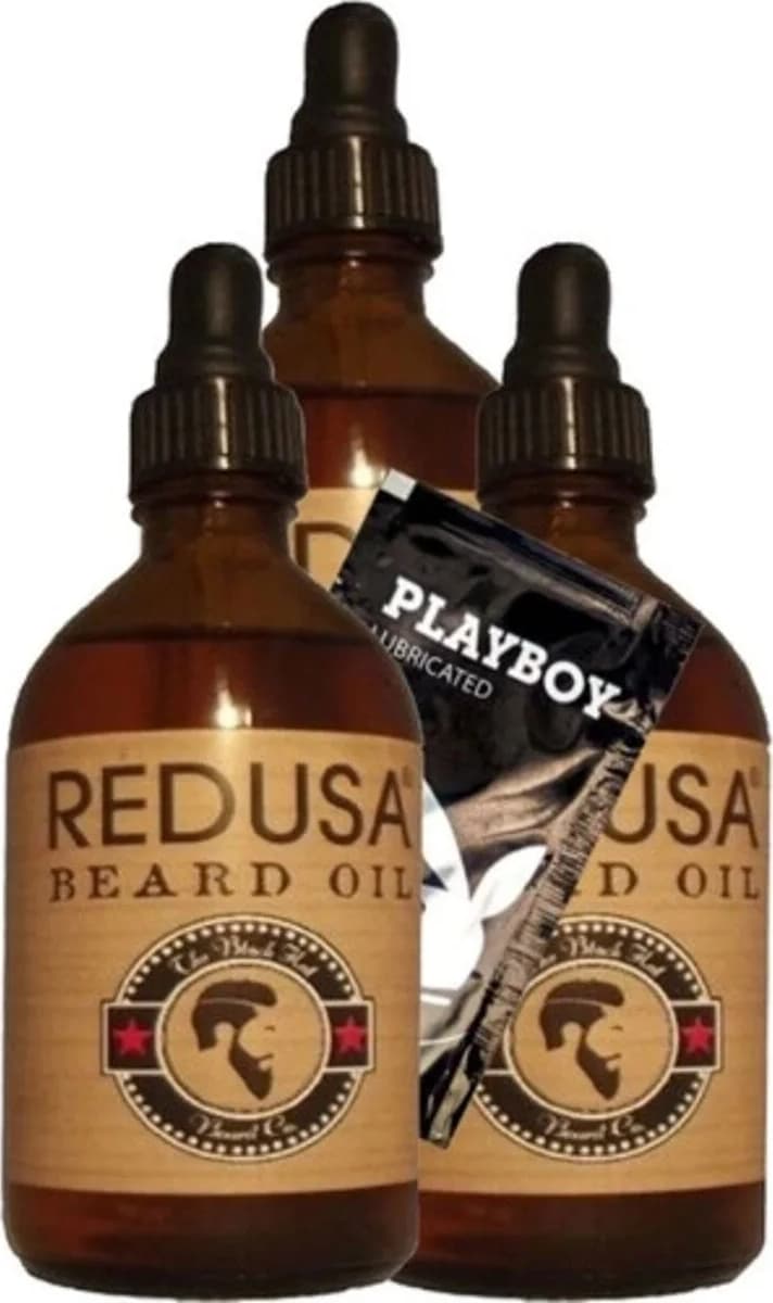 Redusa Sakalbakım Yağı Redusa Beard Oil 3tane 100 ml + Yanında Jel