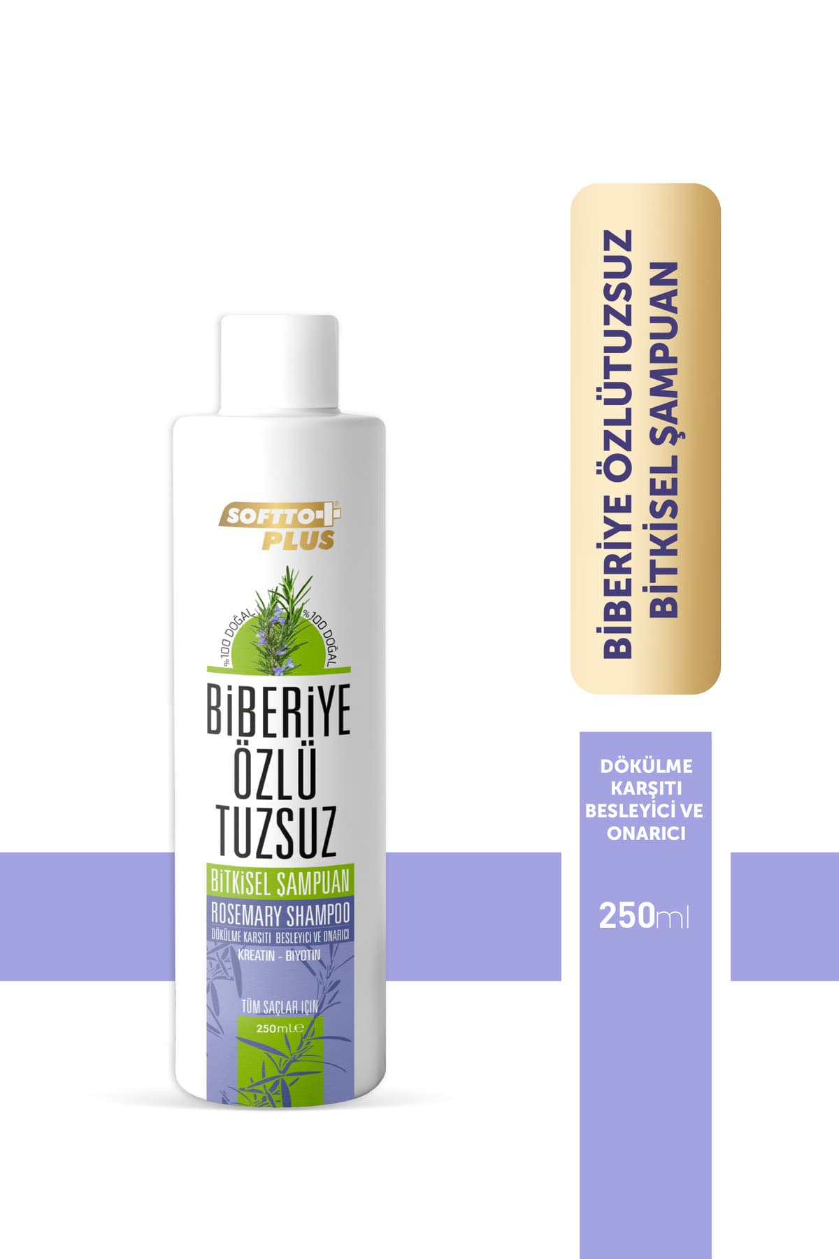 BİBERİYE ÖZLÜ TUZSUZ ŞAMPUAN 250ML