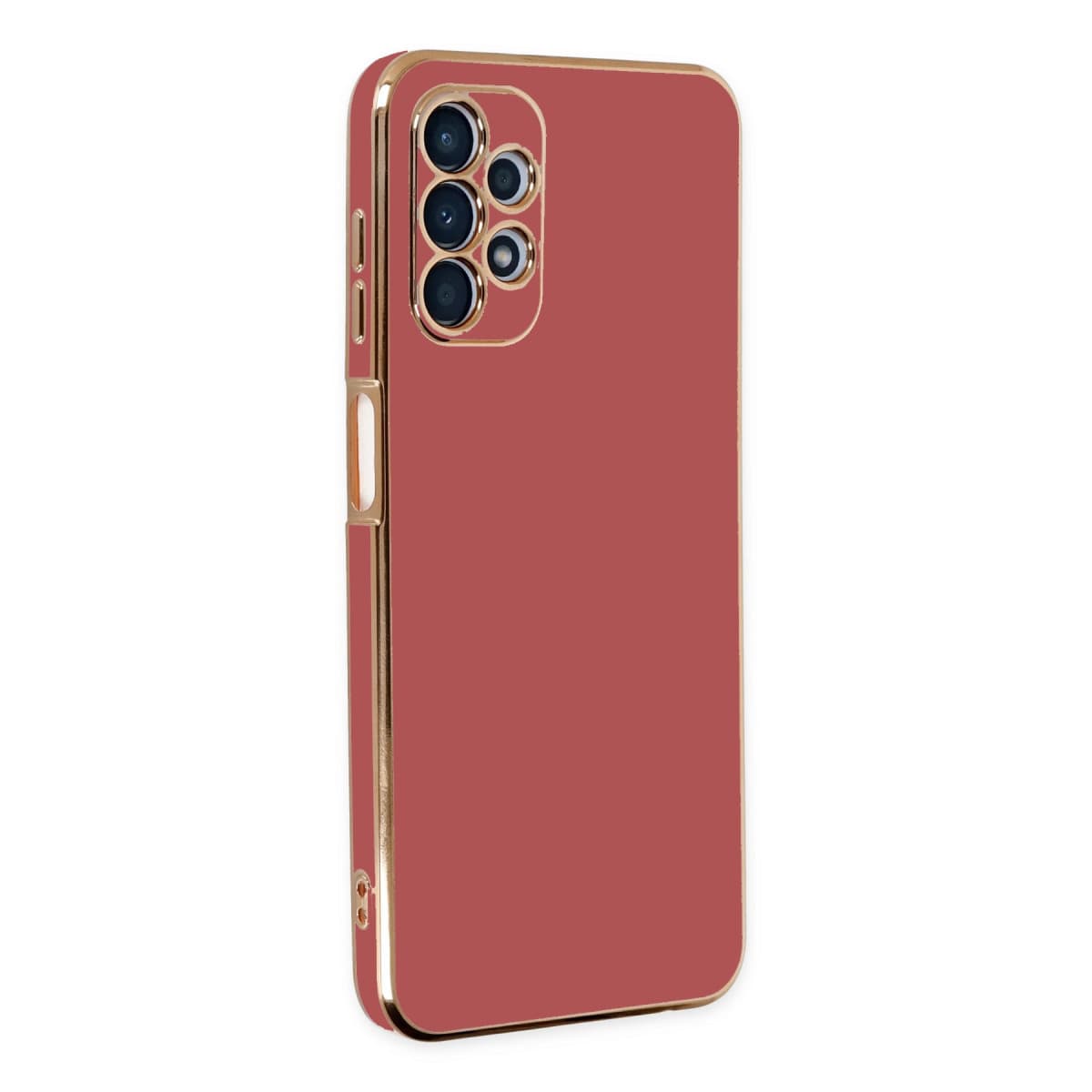 Galaxy A13 4G Kılıf Volet Silikon - Kırmızı