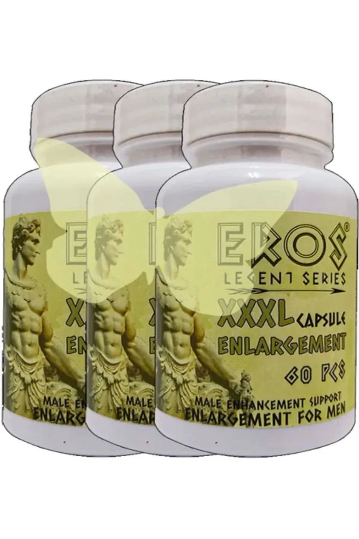 Eros Legent Erkek Özel Kısım Şekillendirici 3 Adet Xxl 60li
