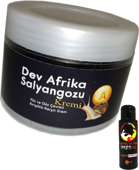 Giant Anti-Yaşlanma Cilt Kremi Kasutra:32 Dev Afrikasalyangozu 100ML + L.kamasutra Renk Ton Için Kadın Vajinakremi 60 ml