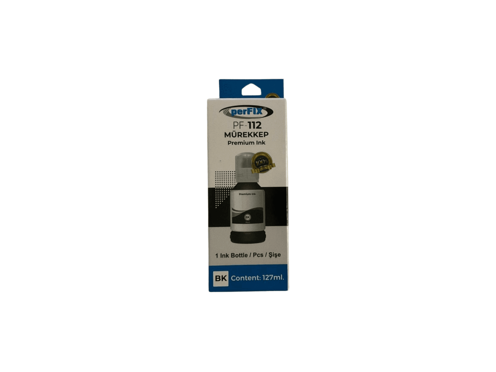perFIX PF T112BK Siyah Şişeli Mürekkep (140 ml )