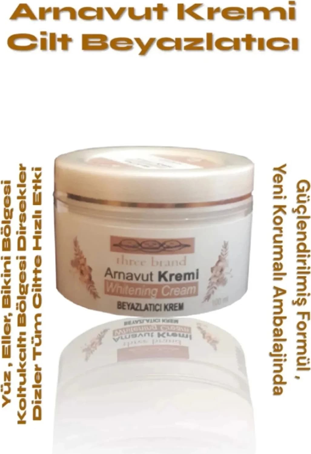 Whitening Cream Arnavut Kremi Krem 100 ml x 3 Adet