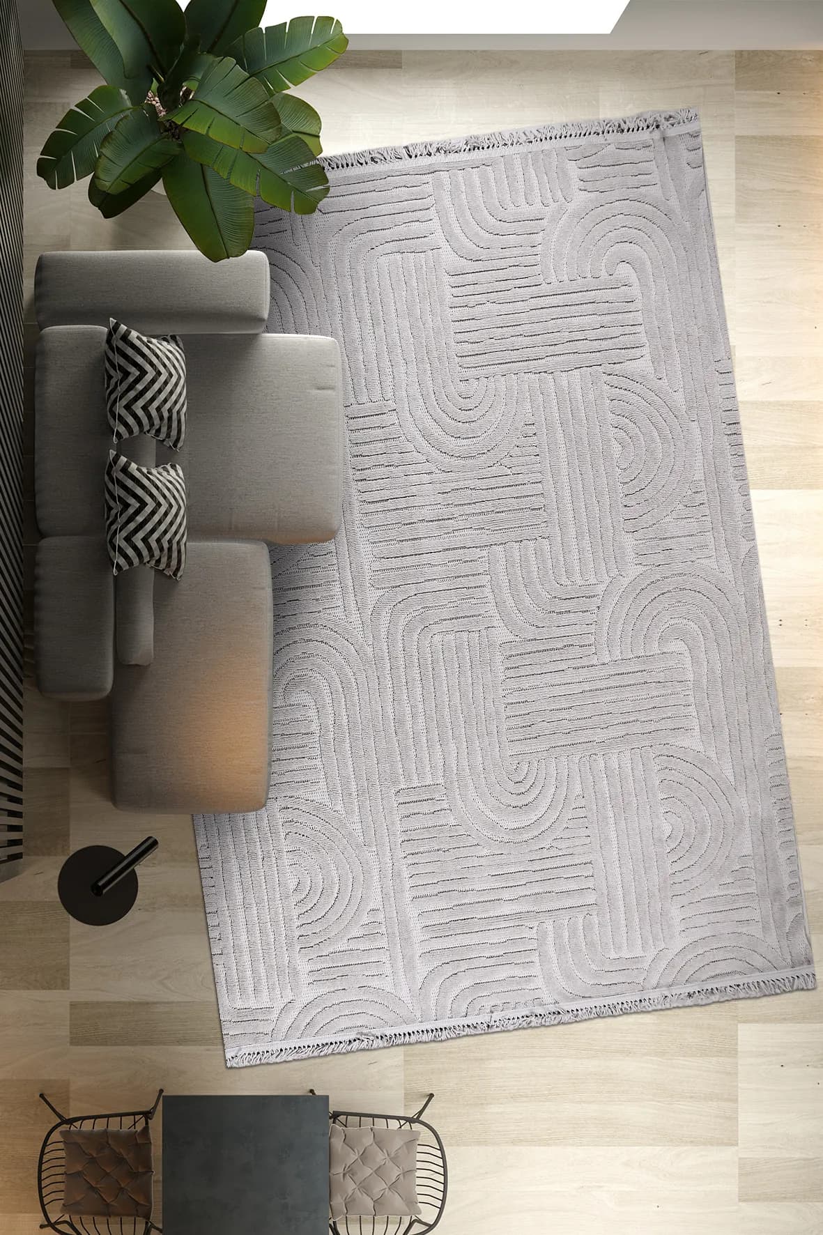 YoudayHomeCollection TİGANA Model Oturma Odası Halısı