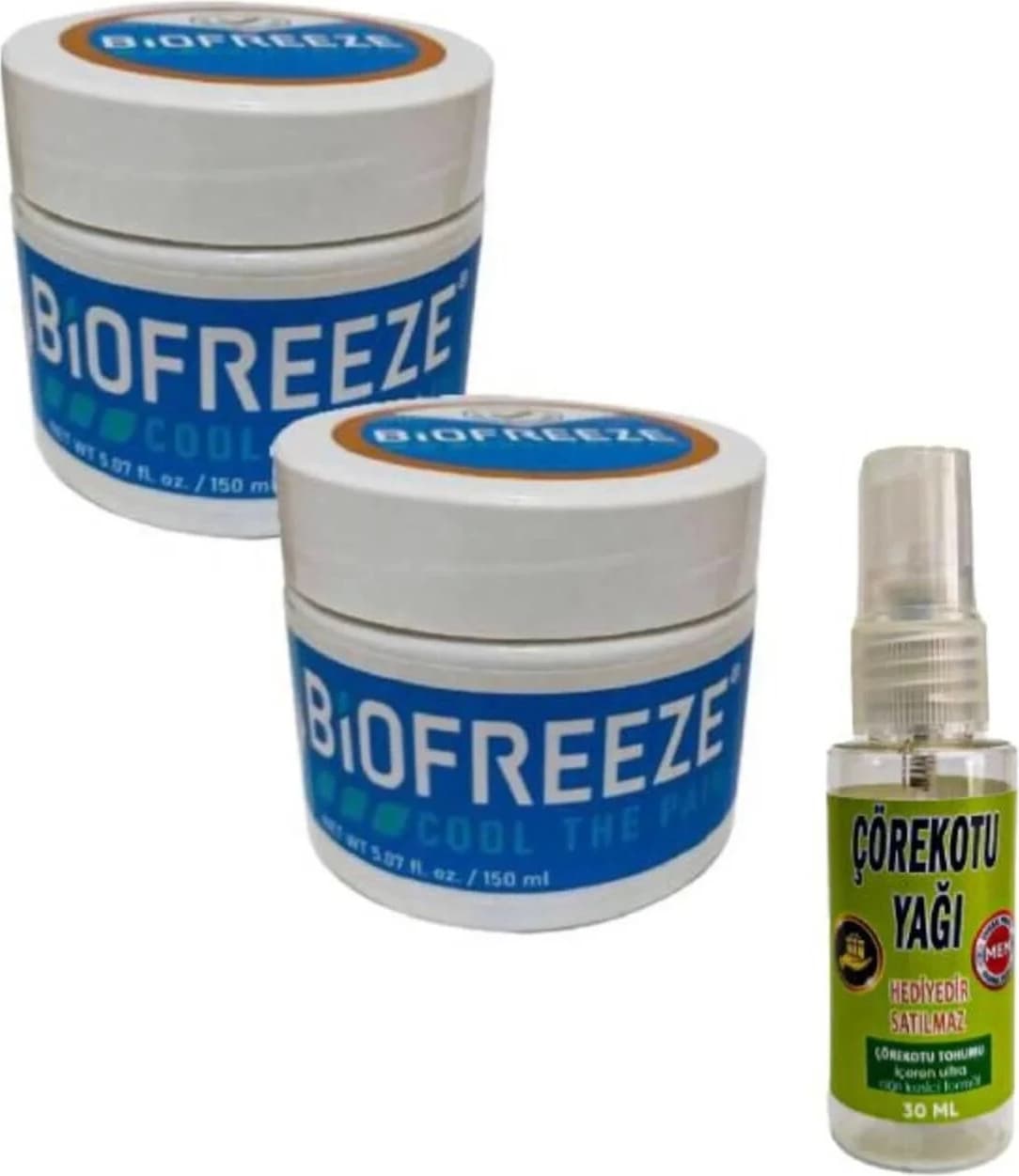 Biofreeze Bakım ve Masaj Kremi 150 Mlx2+Çörek Otu Yağı ile