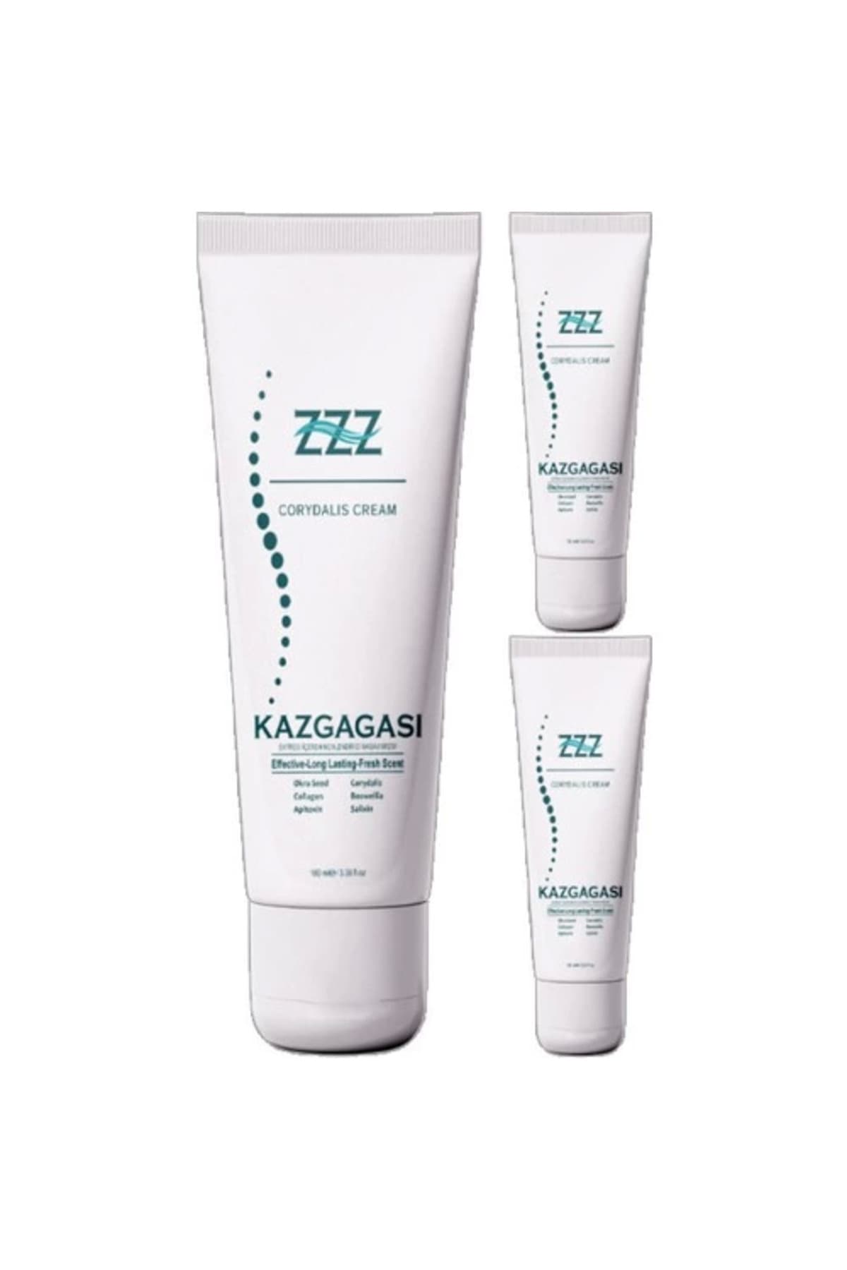ZZZ Kaz Gagası 5li Adet Özel Karışımlı 100 ml Etkili Rahatlatıcı Masaj Kremi