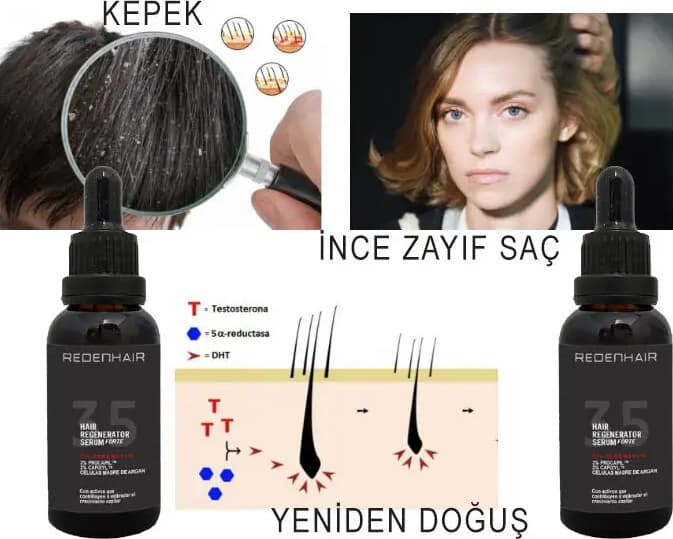 Süper Redenhair Saçların Sine Karşı G.çlü Bakım Serumu 30 ml x 2 Adet