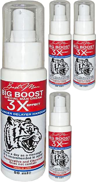 Bigboost Cream 4 Adet Erkek Uzun-Kalın-Sert- Bakım Kremi 50 ml