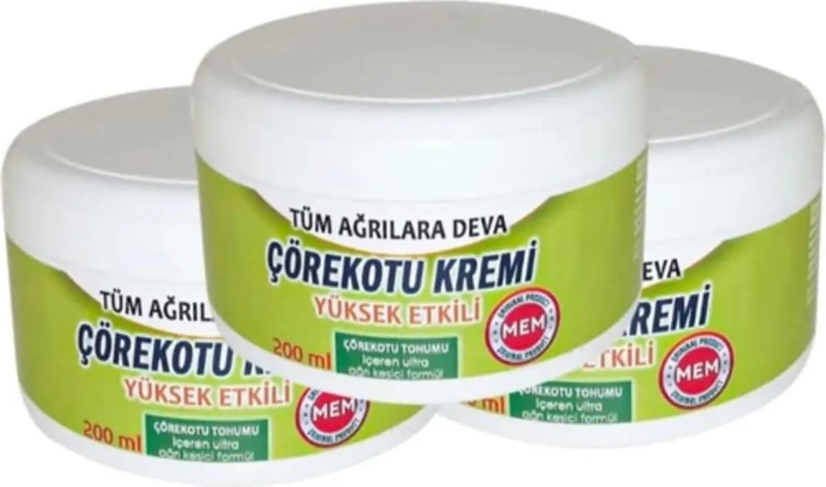 Süper Corex Çörek Otu Kremi Green Box 200 ml x 3 Adet