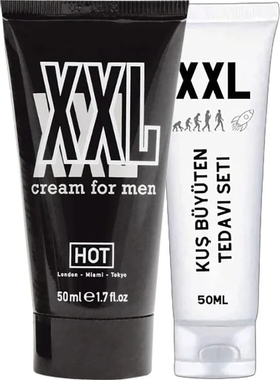 Hotxxl Cream Men Hardener D.lay Enlrgr 50 ml + Kuşbüyüt Erkeklere Özel Kremi